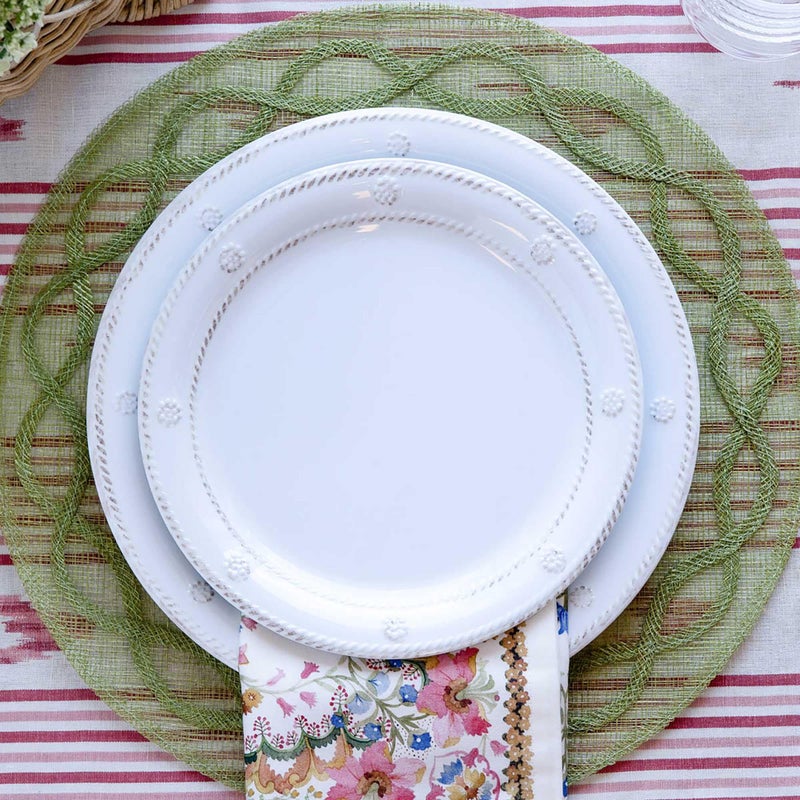 Juliska Berry & Thread Melamine Dinner Plate - Whitewash - Image 2